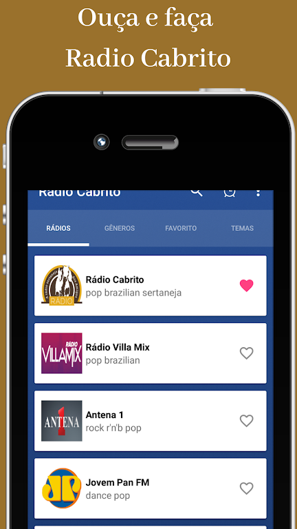 Radio Cabrito Estação Sertaneja Brazil 螢幕截圖 0