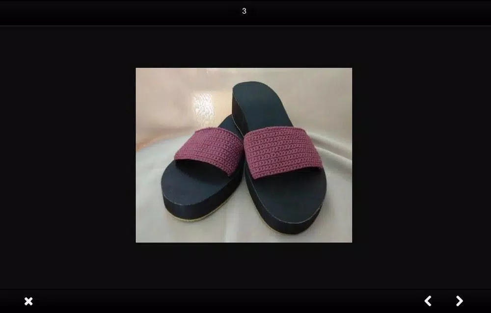 Knitted sandals idea Ekran Görüntüsü 2