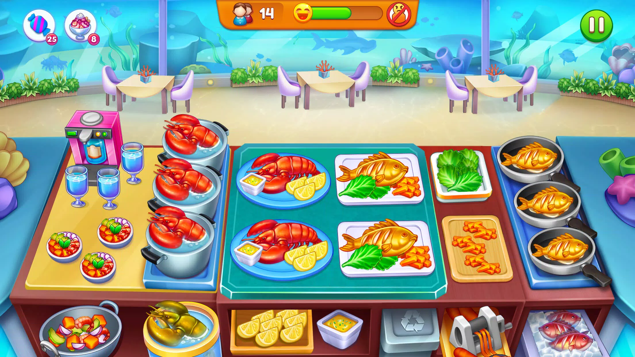 Cooking Restaurant Food Games Ekran Görüntüsü 3