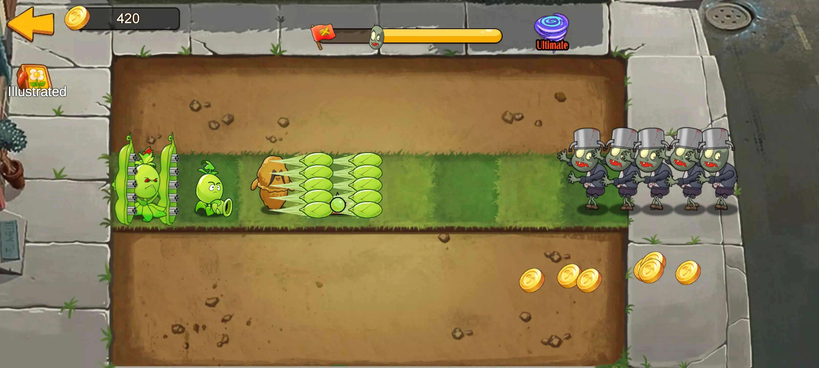 Merge Plants – Defense Zombies Captura de pantalla 2