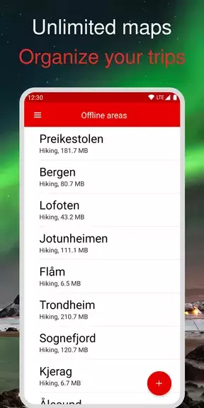 Norwegische Karte Screenshot 3