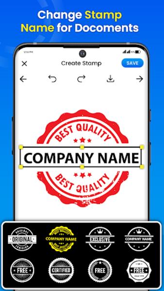 Stamp Maker – Image Watermark स्क्रीनशॉट 0