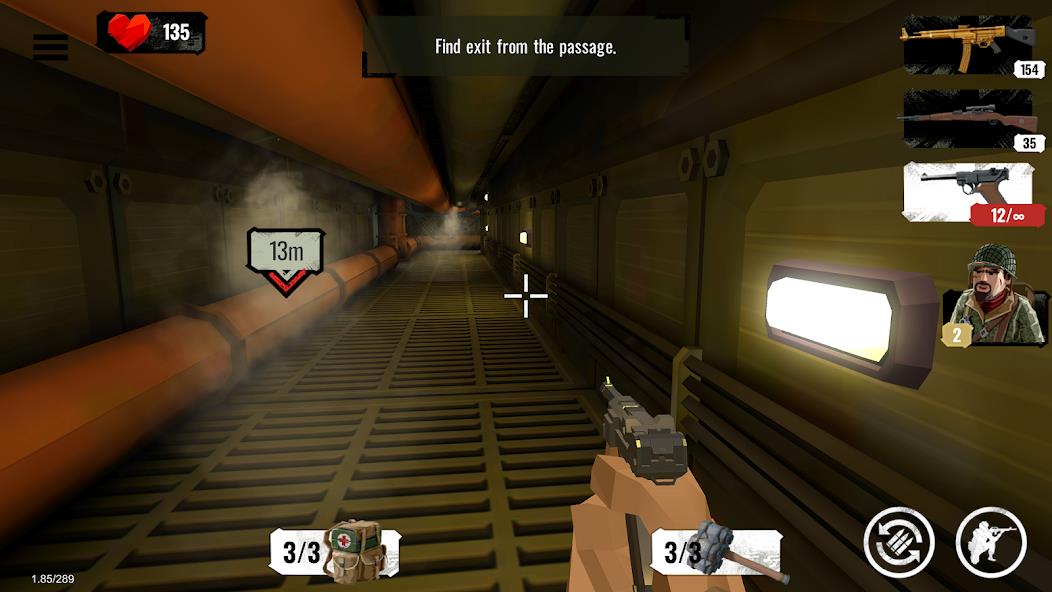 World War Polygon: WW2 shooter Mod Schermafbeelding 0