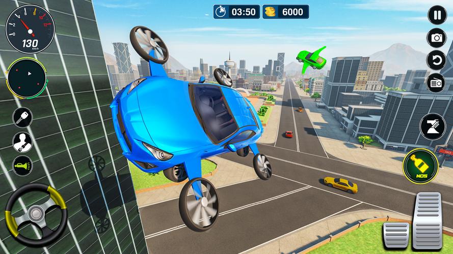 Flying Car Simulator: Car Game Screenshot 0