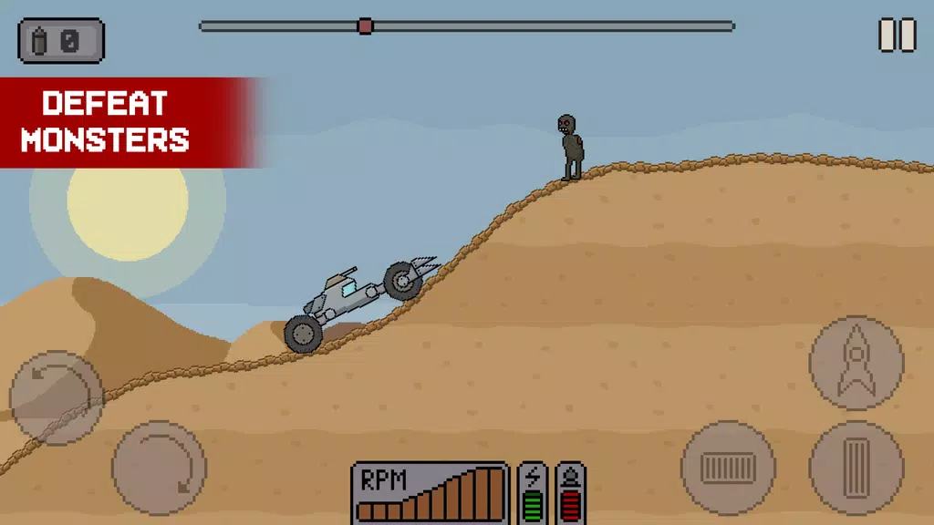 Death Rover: Space Zombie Race Capture d'écran 1