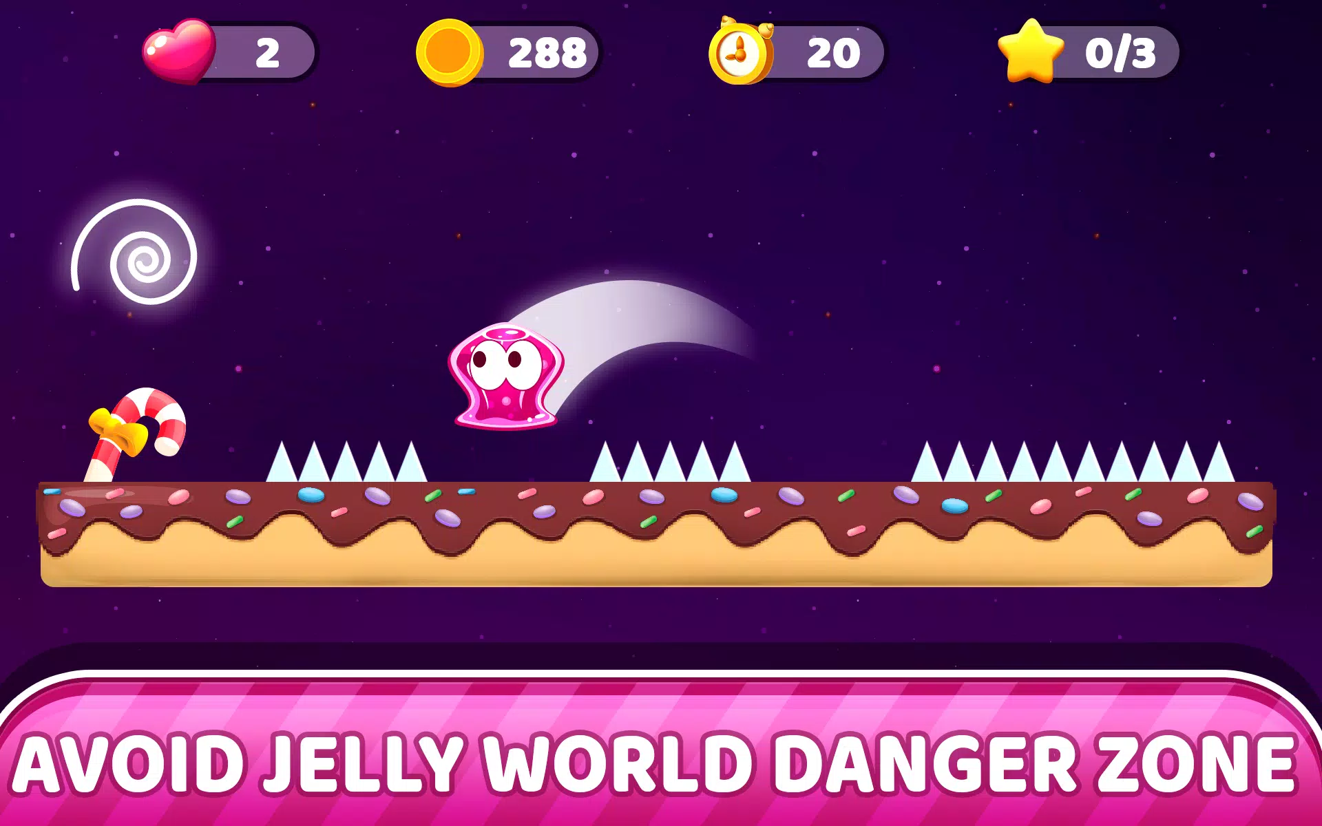 Jelly World Adventures ဖန်သားပြင်ဓာတ်ပုံ 3