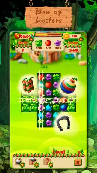 Fairy Forest - match 3 games Ekran Görüntüsü 2