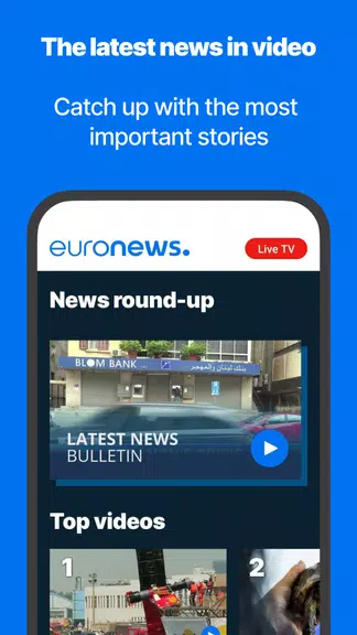 Euronews - Daily, live TV news 螢幕截圖 2