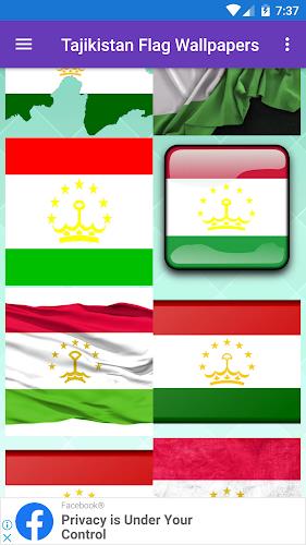 Tajikistan Flag Wallpaper: Fla 螢幕截圖 2