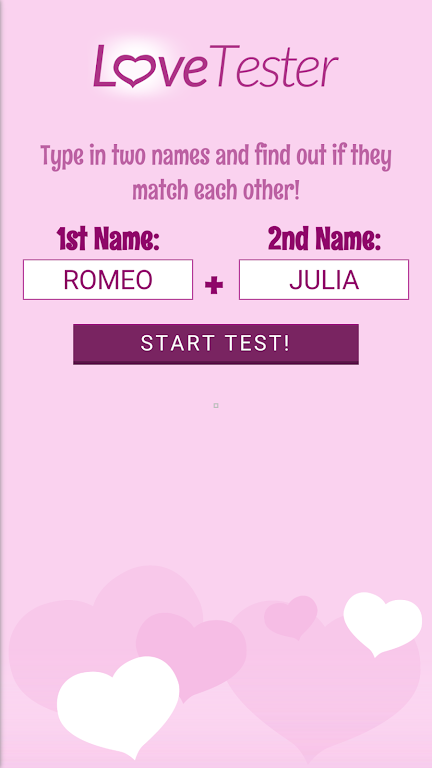 Schermata Love Tester - Find Real Love 0