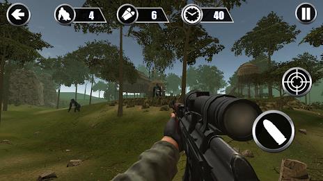 Gorilla Hunter: Hunting games Tangkapan skrin 1