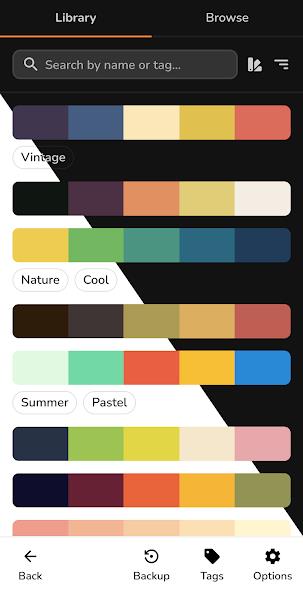 Pigments: Color Scheme Creator Mod ဖန်သားပြင်ဓာတ်ပုံ 3