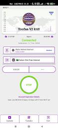TOOFAN V2 RAY VPN Captura de pantalla 2
