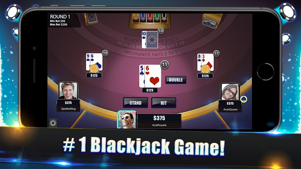 Blackjack Legends: 21 Online Multiplayer Casino Tangkapan skrin 0