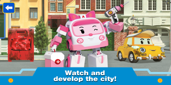 變形警車波力: 城市儿童游戏! Kids Games! 螢幕截圖 0