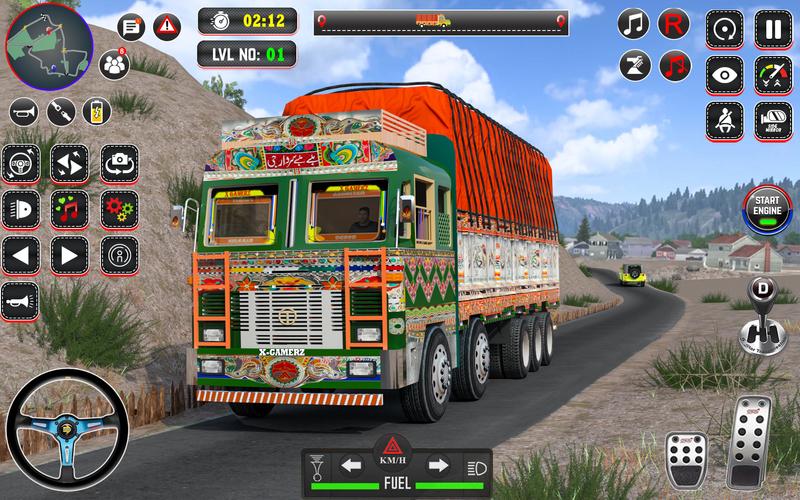 Indian Truck Drive Truck Games 螢幕截圖 1