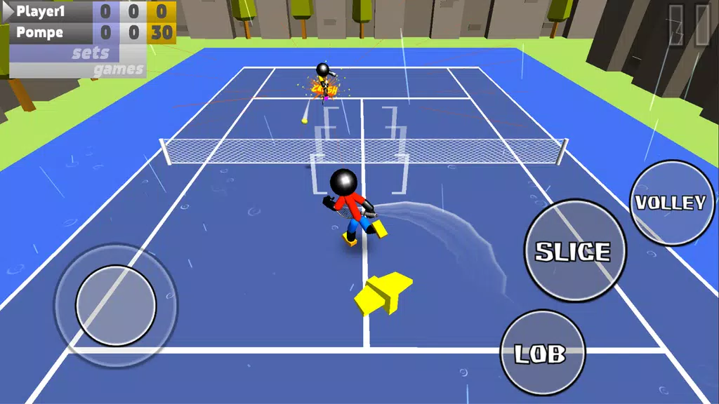 Stickman 3D Tennis Captura de pantalla 3