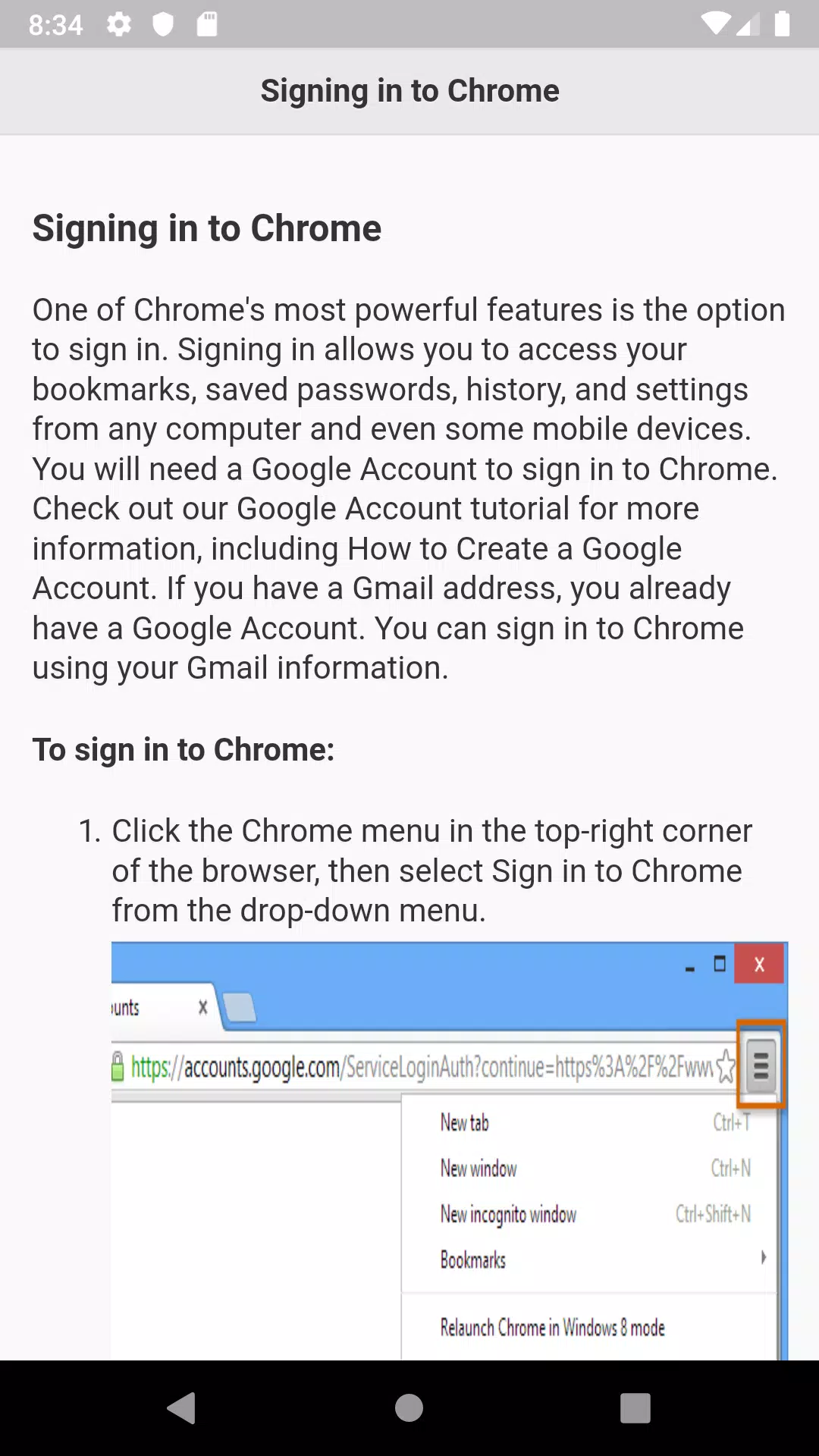 Tutorials for Web Browser应用截图第2张