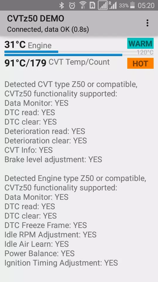 CVTz50 DEMO スクリーンショット 1