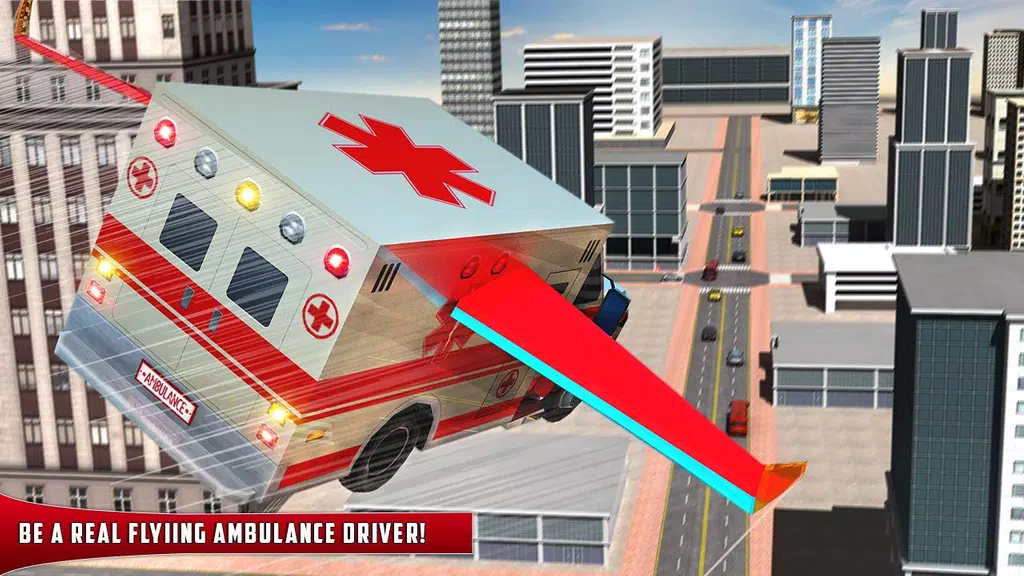 Flying Ambulance Rescue Drive 螢幕截圖 0