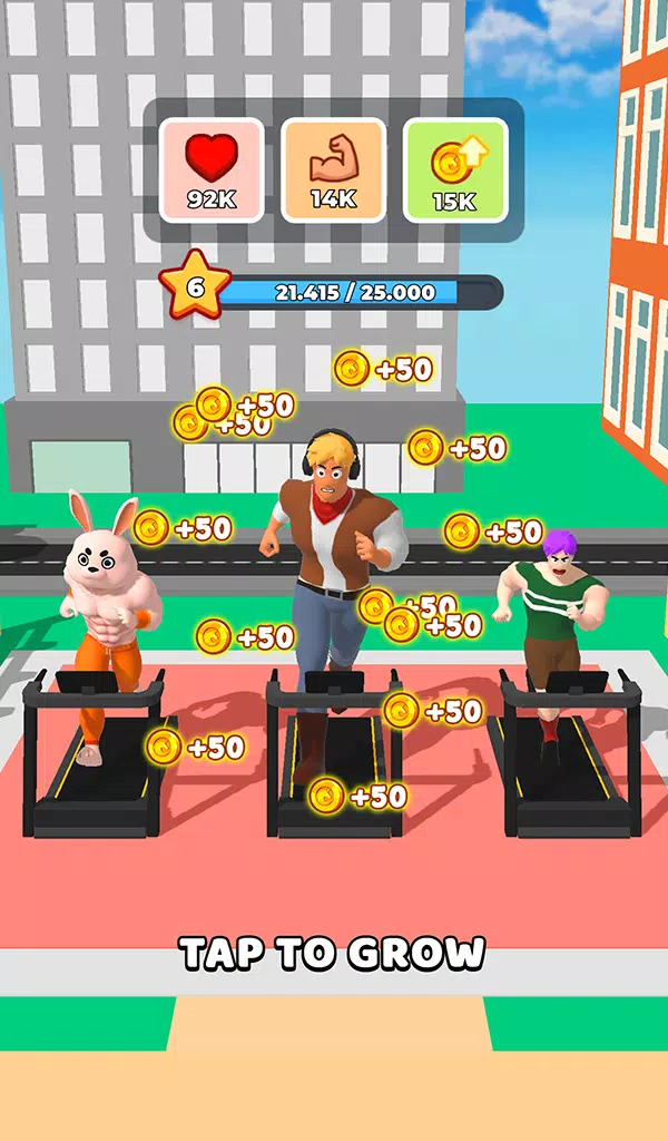 Gym Idle Clicker: Fitness Hero स्क्रीनशॉट 3