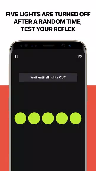 LightsOut Reaction Time/Reflex 螢幕截圖 1