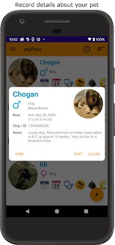 myPets - Pet Manager Скриншот 1