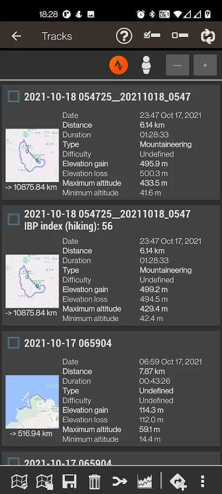 OruxMaps GP Schermafbeelding 1