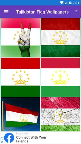 Tajikistan Flag Wallpaper: Fla ภาพหน้าจอ 0