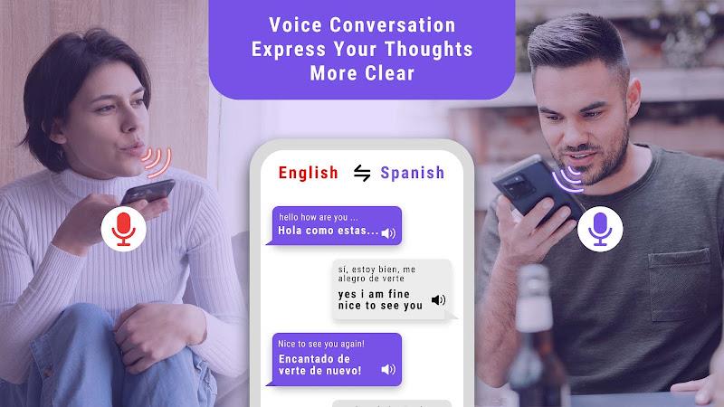 Translate Less with Text Voice Captura de tela 1