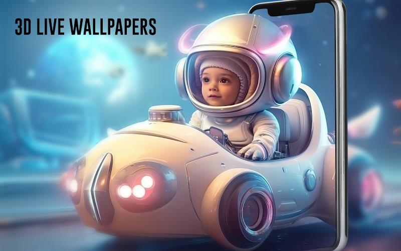 3D Live Wallpapers ဖန်သားပြင်ဓာတ်ပုံ 3