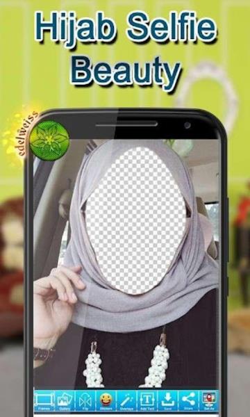 Hijab Selfie Beauty Captura de pantalla 0