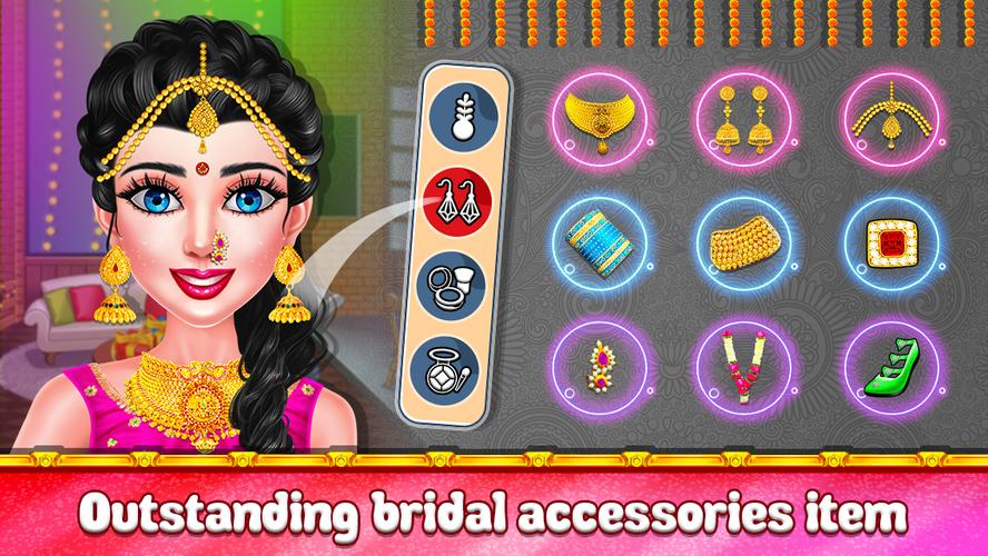 Indian Wedding Makeup Dressup スクリーンショット 0