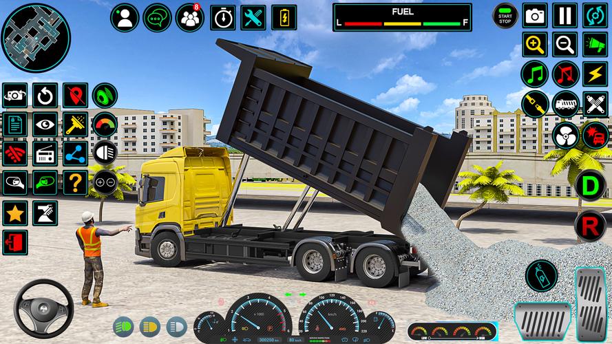 Car Transport Truck Driver 3D 螢幕截圖 1