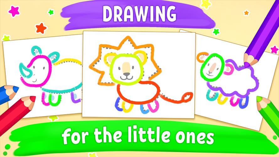 Coloring book Games for kids 2 スクリーンショット 0