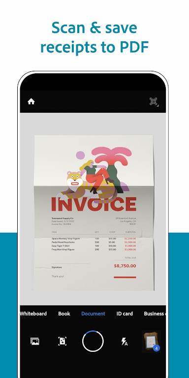 Adobe Scan: PDF Scanner, OCR Mod Ảnh chụp màn hình 2