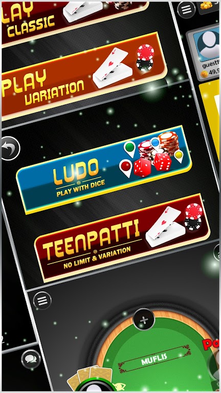 Game Of Clubs Teen Patti (3 Card Poker) and Ludo ภาพหน้าจอ 1