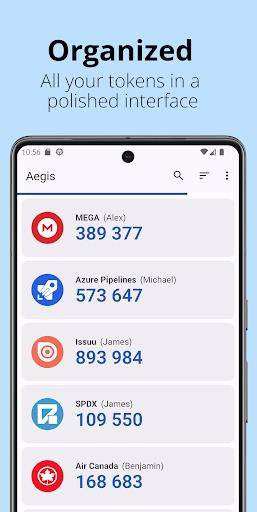 Aegis Authenticator - 2FA App Ekran Görüntüsü 0