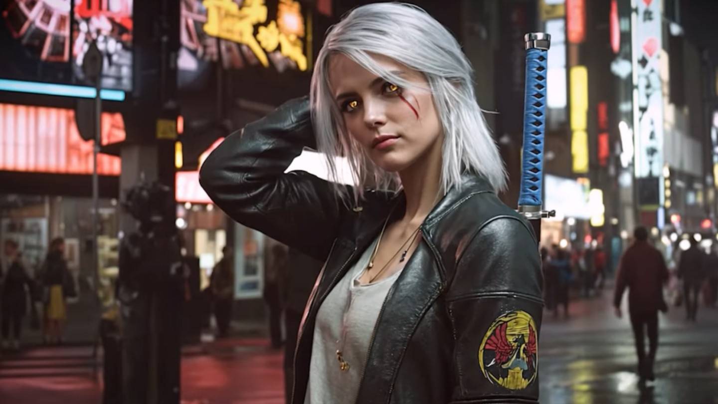 AI przekształca Cyberpunk 2077 w film akcji z lat 80.