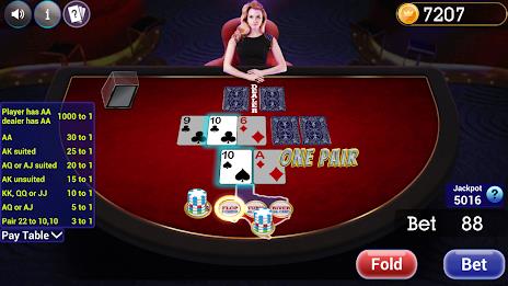 Texas Holdem Progressive Poker Tangkapan skrin 3