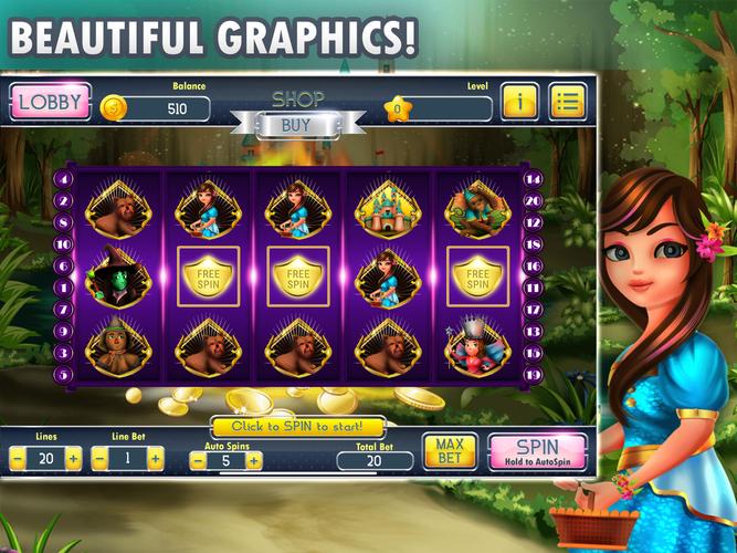 Wizard Of Wonderland Slots 螢幕截圖 1
