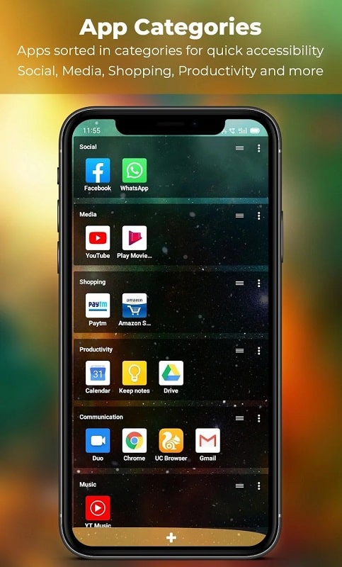 Schermata Ares Launcher Prime 2