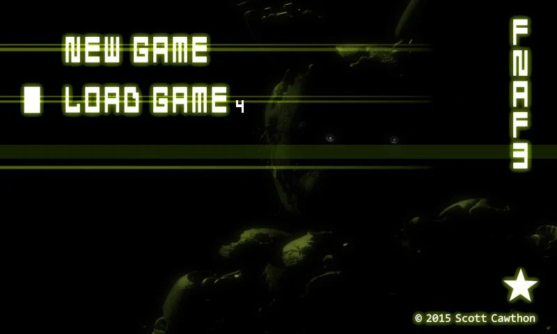FNAF 3 螢幕截圖 0