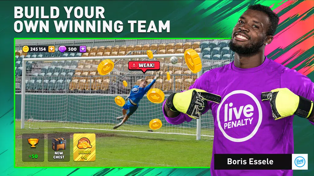 Schermata Soccer Penalty: Live Goalie 3