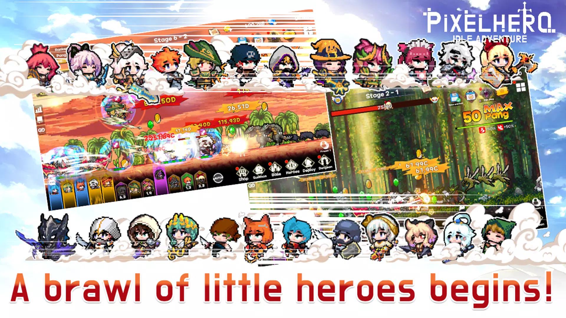 Pixel Heroes Idle应用截图第0张