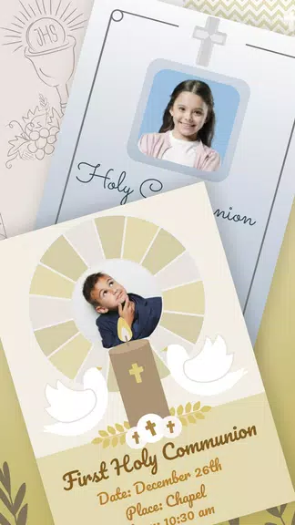 First Communion Invitations Ảnh chụp màn hình 2