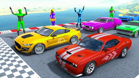 Superhero Game: Ramp Car Stunt 螢幕截圖 0