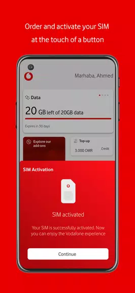 My Vodafone Oman Скриншот 3