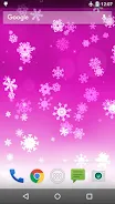 Schermata Snowflake Live Wallpaper 2