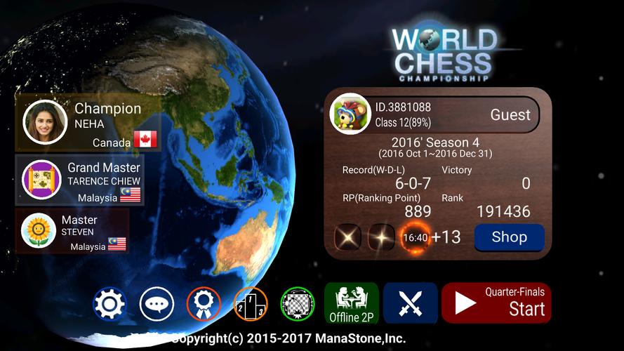World Chess Championship Скриншот 0